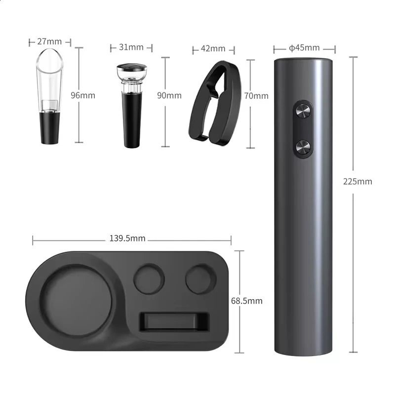 Uncork Electric Wine Opener Gift Set image 6