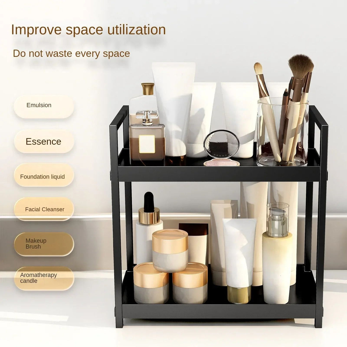 SlideAway 2-Tier Under Sink Organizer image 3