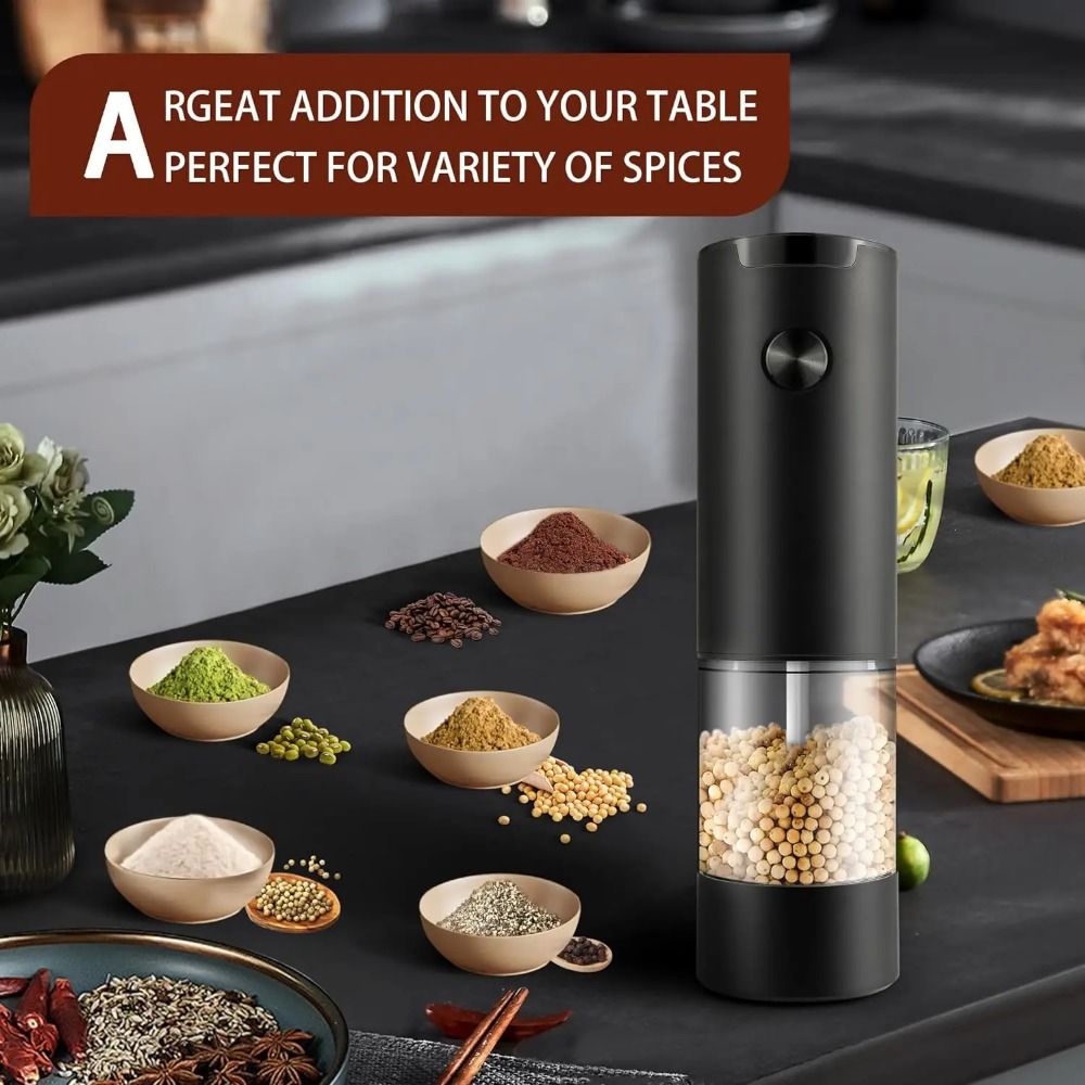 Grindstone Electric Salt and Pepper Grinder Set image 6