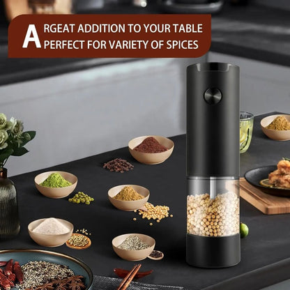 Grindstone Electric Salt and Pepper Grinder Set image 6